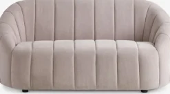 Sofa HUNDIGE 2-pers. beige stof