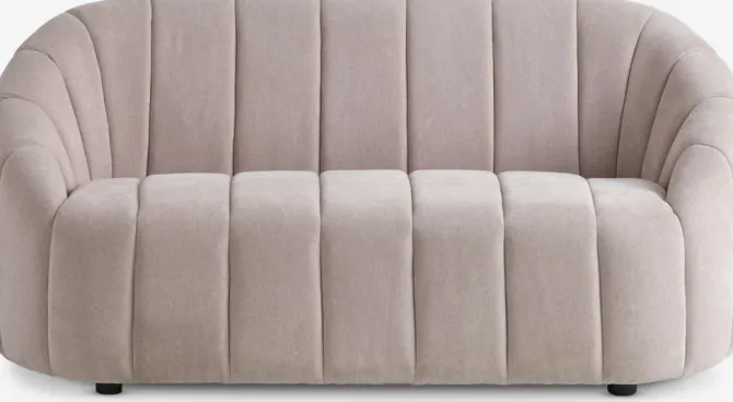 Sofa HUNDIGE 2-pers. beige stof