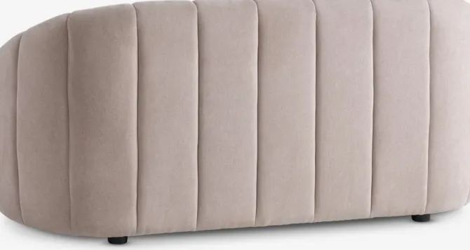 Sofa HUNDIGE 2-pers. beige stof