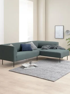 Sofa KARE chaiselong højrevendt mørkegrøn