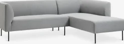 Sofa KARE chaiselong højrevendt lysegrå