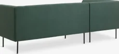 Sofa KARE chaiselong venstrevendt mørkegrøn