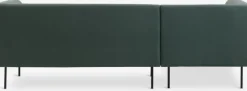 Sofa KARE chaiselong venstrevendt mørkegrøn