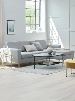 Sofa SVALBARD chaiselong lysegrå