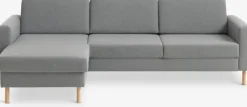 Sofa SVALBARD chaiselong lysegrå