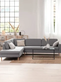 Sofa SVALBARD open-end venstre lysegrå