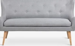 Sofa SVELVIK 2-pers. lysegrå