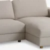 Sofa TORNEMARK chaiselong beige stof