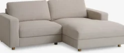 Sofa TORNEMARK chaiselong beige stof