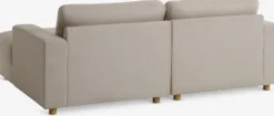 Sofa TORNEMARK chaiselong beige stof