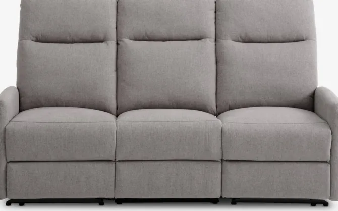 Sofa VONSILD 3-pers. elektronisk lysegrå