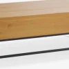 Sofabord AABENRAA L110 løftbar plade/opbevaring egefarve