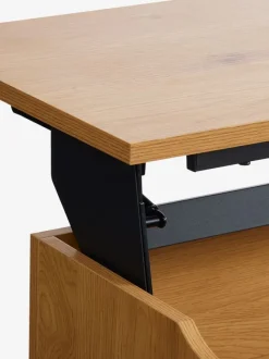 Sofabord AABENRAA L110 løftbar plade/opbevaring egefarve
