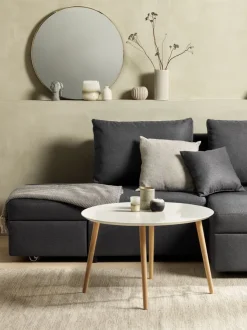 Sofabord GALTEN Ø75 hvid