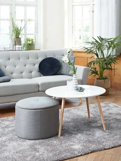 Sofabord GALTEN Ø75 hvid