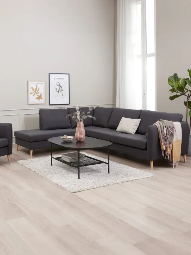 Sofabord HINNERUP 75x120 sort