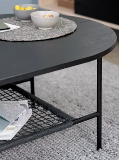 Sofabord HINNERUP 75x120 sort