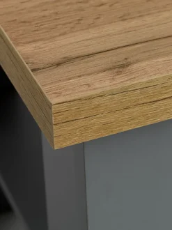 Sofabord MARKSKEL 60x110 grå/eg