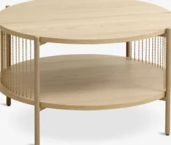 Sofabord SNESLEV Ø70 egefarve