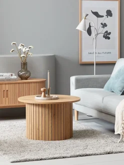 Sofabord SPODSBJERG Ø67 egefarve