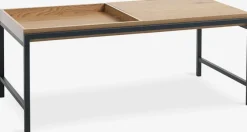 Sofabord TRAPPEDAL 50x100 eg/sort