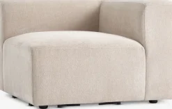 Sofamodul SKEJBY hjørne/ende sandfarvet stof