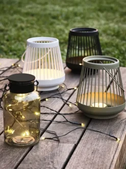 Solcelle lyskæde BERGIRISK L900cm m/60 LED klar