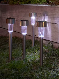 Solcellelampe ALK Ø6xH37cm 4 stk/pk