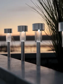 Solcellelampe ALK Ø6xH37cm 4 stk/pk