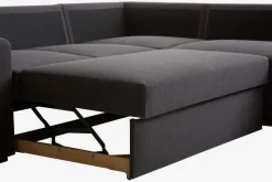 Sovesofa chaiselong BEDSTED grå