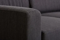 Sovesofa chaiselong BEDSTED grå