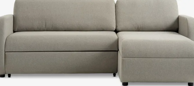 Sovesofa chaiselong MOMMARK beige stof