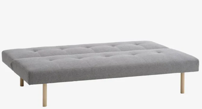 Sovesofa HOLSTED gråt stof
