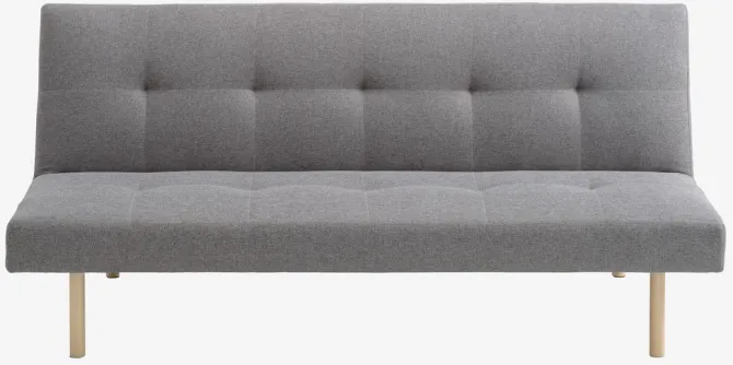 Sovesofa HOLSTED gråt stof