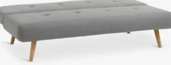Sovesofa JUVRE lysegråt stof/natur