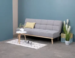 Sovesofa NEJEDE lysegråt stof