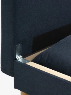 Sovesofa NORSMINDE blåt stof