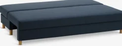 Sovesofa NORSMINDE blåt stof