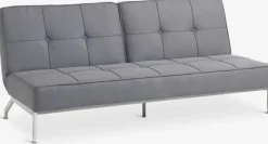 Sovesofa OREVAD mørkegråt stof