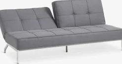 Sovesofa OREVAD mørkegråt stof