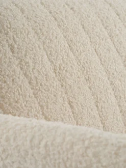 Sovesofa PARADIS råhvid teddy/egefarve