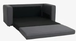 Sovesofa SKILLEBEKK mørkegråt stof