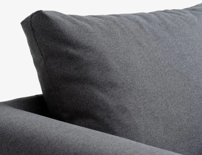 Sovestol SKILLEBEKK mørkegråt stof