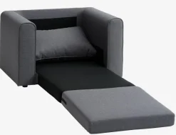 Sovestol SKILLEBEKK mørkegråt stof