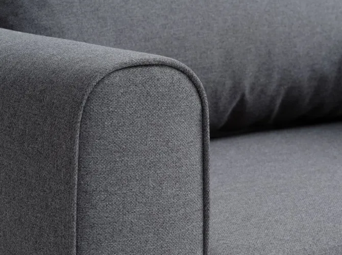 Sovestol SKILLEBEKK mørkegråt stof