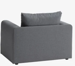 Sovestol SKILLEBEKK mørkegråt stof