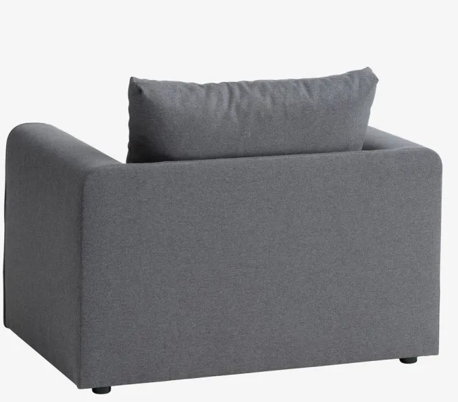 Sovestol SKILLEBEKK mørkegråt stof