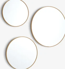 Spejl SANDAGER 3 stk/pk egefarve
