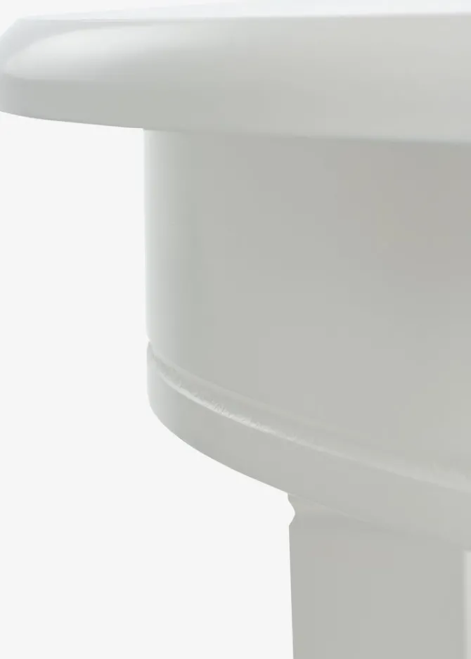 Spisebord KIRKEBY Ø110 hvid