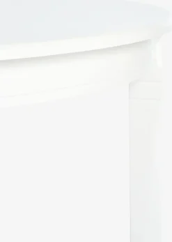 Spisebord KIRKEBY Ø110 hvid